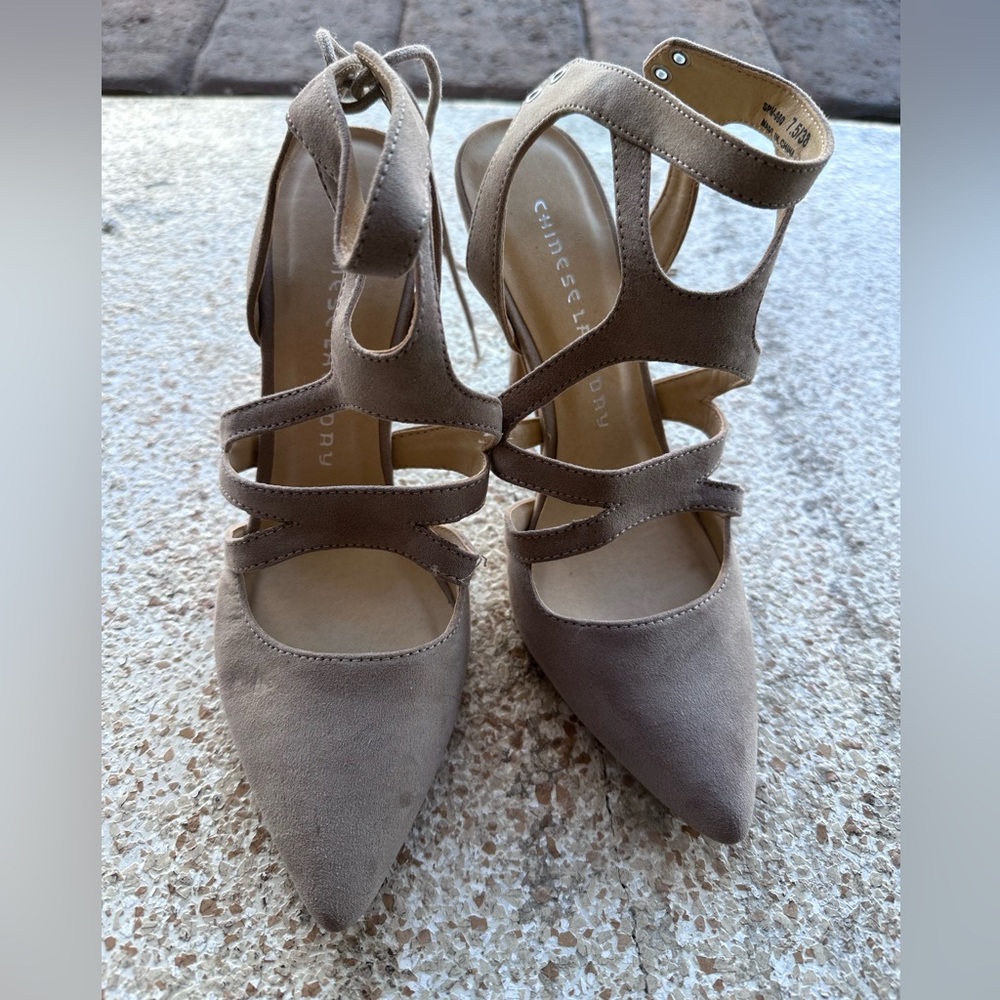 Beige Chinese Laundry heels - size 7.5
